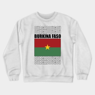 Flag of Burkina Faso Crewneck Sweatshirt